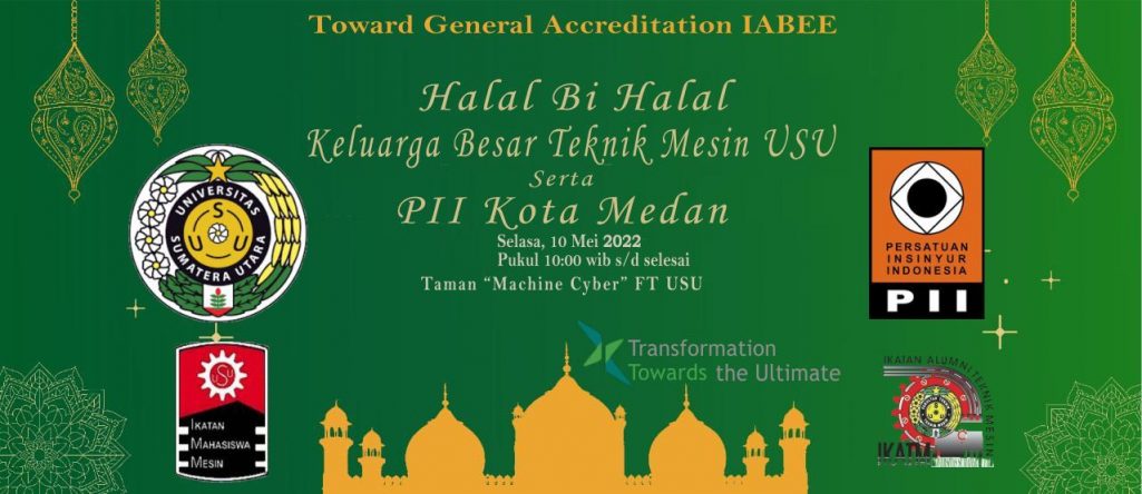 Halal Bihalal Department of Mechanical Engineering USU 2022